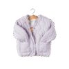 Purple quilted jacket